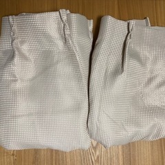 ◆カーテン 100× 200cm  2枚セット◆ベージュ◆