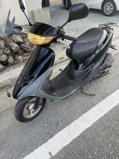 HONDAディオ50 人気のBLACK 新品バッテリー