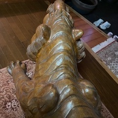 一刀彫の虎