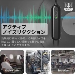 磁気ネックバンドイヤホン IPX6防水 超軽量 重低音 ステレオ ハンズフリーの画像
