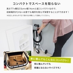 三輪ベビーカーb型　折り畳み式の画像