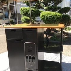 レンジラック　米びつ付き