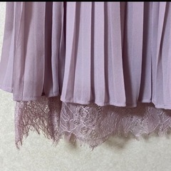 新品プリーツロングスカートの画像