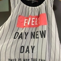 つなぎノースリーブ　150cm の画像
