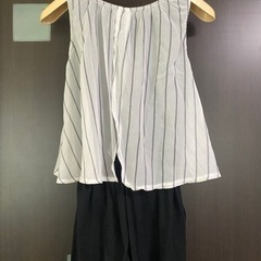 つなぎノースリーブ　150cm の画像