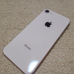 iPhone8 64GB　フィルム付 SIMロック解除済の画像