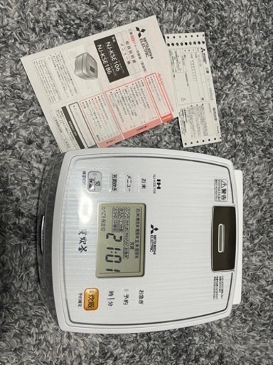 【美品/説明書付】5.5合（1.0L）三菱電機 炊飯器 IH炊飯ジャー