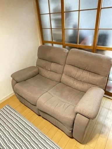 ニトリ　電動リクライニングソファ　美品