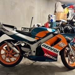 始動動画有！実働！低走行！キック1発始動！絶版レア車両！2スト　レプソルフルカウル　NSR SP 250ccクラス　の画像