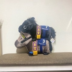 【コンプ】サラブレッドコレクション ふわふわBIGぬいぐるみ 4頭セットの画像