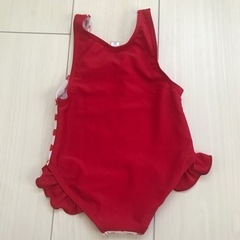ミニー　ラッシュガード・水着2点セットの画像