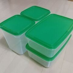 IKEA PRUTA タッパ4個セット
