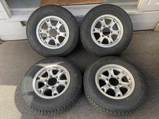 ②KEELER　タイヤホイールセット　195/80/R15　ハイエースにて使用