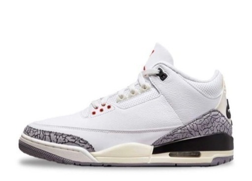 スニーカー NIKE AIR jordan 3 Retro White Cement Reimagined