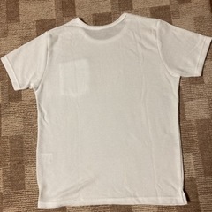 ワッフル生地　白　無地　Ｔシャツ　Ｌサイズの画像