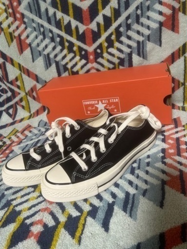 コンバース　ct70 チャックテイラー 黒ローカット23cm