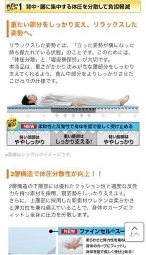 新品◆ダブルサイズ◆ボナノッテプレミアム（金曜日まで）