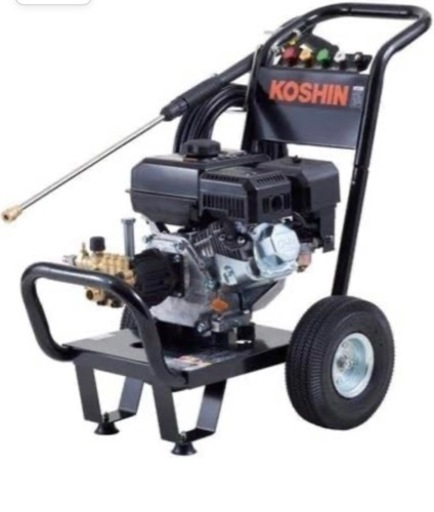 高圧洗浄機 工進(KOSHIN) エンジン式 14MPa 車輪付タイプ