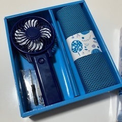 【新品】ミニ扇風機とクールタオル　豊島区東池袋まで取りに来れる方限定