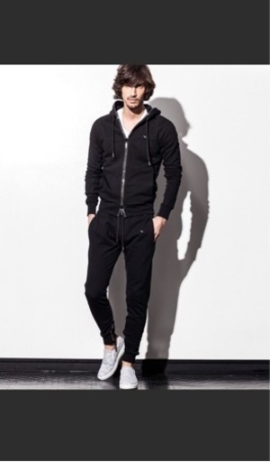 セットアップ 1piu1uguale3RELAX ラインストーン スウェット