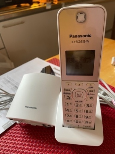 Panasonic コードレス電話機　説明書つき　取引中