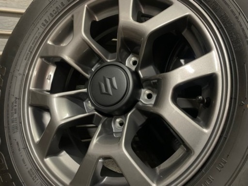 ほぼ新品 ジムニーシエラJB74 純正タイヤホイール4本セット ホイールナット付き