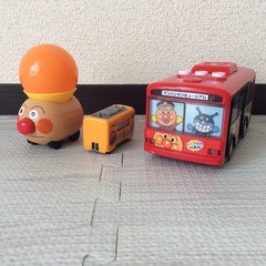 アンパンマン　おしゃべり路線バスなどおもちゃセット