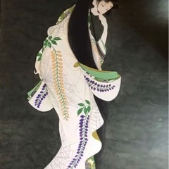 送料無料   （紙本)手描き 墨彩   上村松園    焔  日本画 m40308799323_1.jpg?1690067039