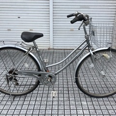 【28インチ自転車】マルイシ製　6段変速　LEDオートライト付　...