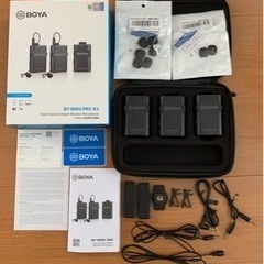 BOYA-WM4PRO K2 カメラ/スマホ用ワイヤレスマイク