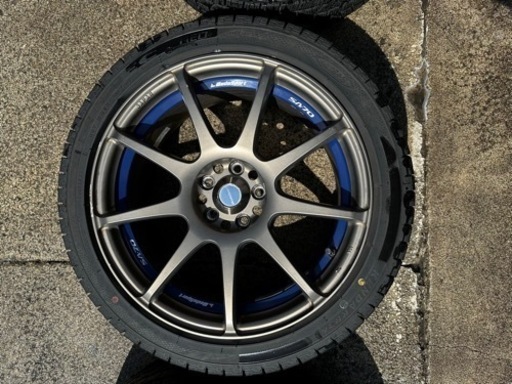 weds sport  sa-70 kenda スタッドレス付き 215/14R17
