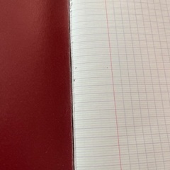数ページ使用しています　フランスのノートの画像