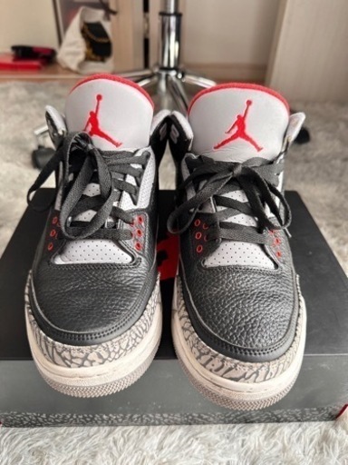 ナイキ エアジョーダン3 レトロ ブラック セメント 2018