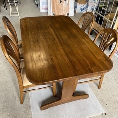 【お取引先確定】コスガの家具 ダイニングセット4P 中古品