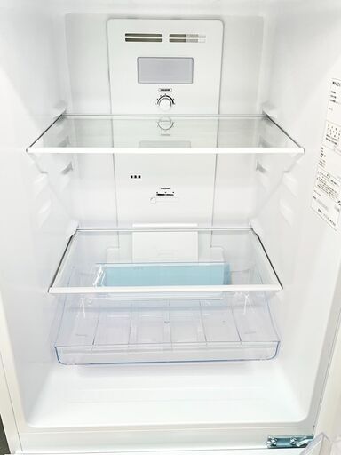 マクスゼン MAXZEN 2ドア冷蔵庫 140L JR139HM01WH 2022年製　単身用　一人暮らし　事務所用　EC【SI253】