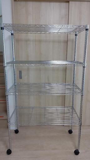 【美品】幅90cm 4段スチールラック