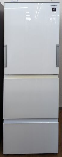 SHARP 3ドア冷蔵庫 SJ-GE36E 2019年製　ag-ad287