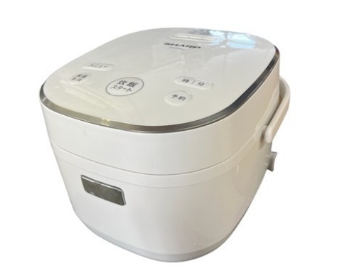 NO.827【2020年製】SHARP ジャー炊飯器 KS-CF05C-W 3合炊き