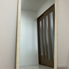 【8/12まで】大型ミラー ホワイト幅90cm×高さ180cm