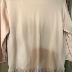 レース満載Tシャツ生地のカットソーの画像