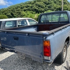 希少車　車検令和7年10月　バントラ　ダットサン　d22 グレー　エアコンの画像