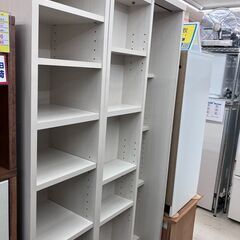 10/2 値下げ?読書家必見?本棚 スライド式?白 ホワイト?3281