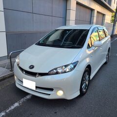 ウィッシュ1.8Sモノトーン　特別仕様車　H24　車検7/2　走行172000ｋ　社外メモリーナビ＆フルセグＴＶ　ＥＴＣ　専用カラーハーフレザーシート　純正エアロ＆16ＡＷの画像