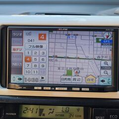 ウィッシュ1.8Sモノトーン　特別仕様車　H24　車検7/2　走行172000ｋ　社外メモリーナビ＆フルセグＴＶ　ＥＴＣ　専用カラーハーフレザーシート　純正エアロ＆16ＡＷの画像