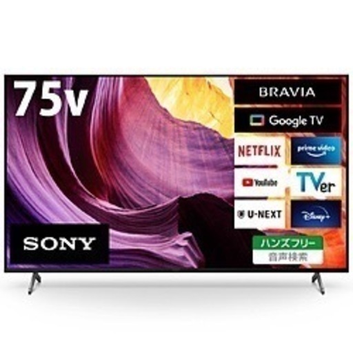 超大画面75インチ 4K SONY BRAVIA