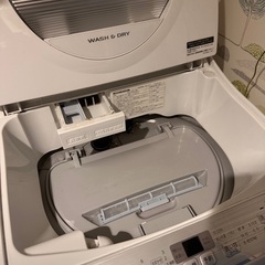 【無料！8/11~14お渡し】SHARP 洗濯機 乾燥機能付き！2018年製 ES-TX5Cの画像
