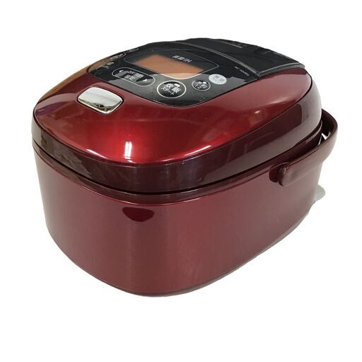 23R212 ジ3 東芝 真空IH保温釜 5.5合炊き RC-10VRG グランレッド 中古品