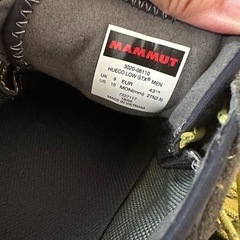 MAMMUT マムートトレッキングシューズの画像