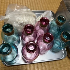 貝殻　ビンの画像