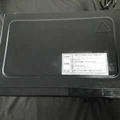 ジャンク 電子レンジ アイリスオーヤマ ブラックの画像